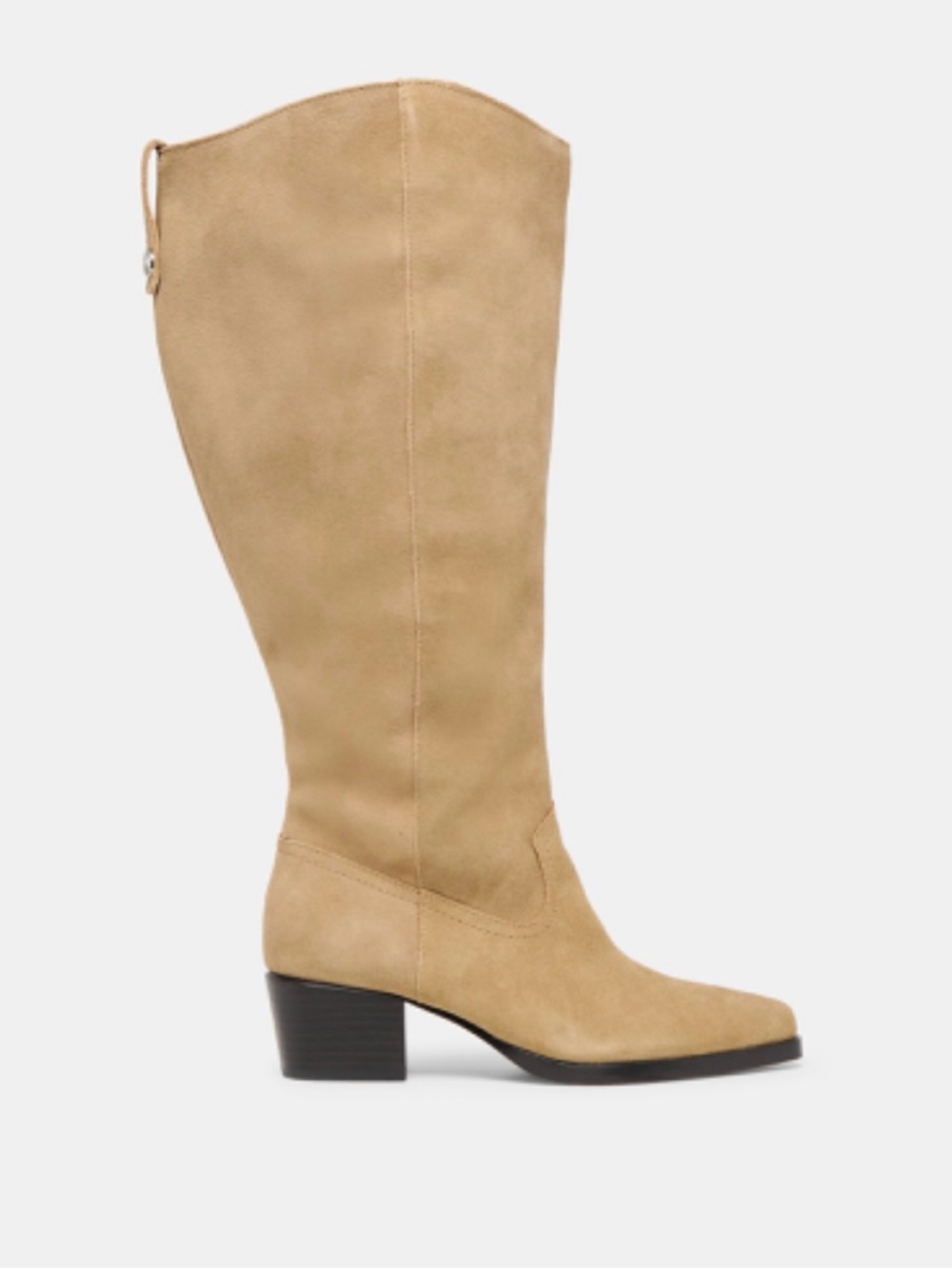NIB XWC Dolce Vita Virona H2O Plus “Dark Taupe” Suede Boots size 9, 20” calf